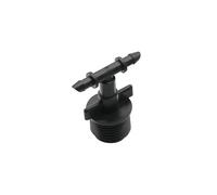 SHIOFRCN 5 pièces 1/2 "Filetage mâle à 4/7mm Interface de Tuyau té coude connecteur d'irrigation connecteur d'eau de Jardin Adaptateur de Connexion de Tuyau(A)