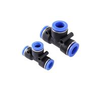 SHIOFRCN 5 pièces connecteurs d'eau de Jardin d'irrigation de Jardin de Type T 4mm 6mm 8mm 10mm 12mm 14mm 16mm connecter Rapidement la buse d'atomisation(12mm)