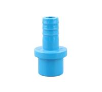 SHIOFRCN 5 pièces PVC 20/25mm à 5/8/10/12/14/16mm connecteur Droit Jardin Irrigation Aquarium réservoir Tuyau barbelé Joints raccords de tuyaux Souples(Blue,20 to 8mm)