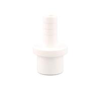 SHIOFRCN 5 pièces PVC 20/25mm à 5/8/10/12/14/16mm connecteur Droit Jardin Irrigation Aquarium réservoir Tuyau barbelé Joints raccords de tuyaux Souples(White,25 to 12mm)