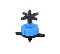 SHIOFRCN 50set 8L goutteur flèche Goutte à Goutte débit d'eau régulation dans goutteur 4 Voies connecteur croisé for émetteur Irrigation