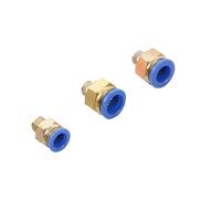 SHIOFRCN 5pcs raccord pneumatique PC en Laiton 16mm 14mm 12mm 10mm 8mm 6mm 4mm Tube de Tuyau 1/4 "BSP Filetage mâle connecteur de Tuyau raccord Rapide(14mm-1/4 inch)
