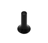 SHIOFRCN 60 pièces système d'atomisation d'irrigation de Jardin 1/4 "Port Interface Verrouillage antidérapant connecteur Rapide té coude connecteur Droit Bouchon d'extrémité(Black-04)