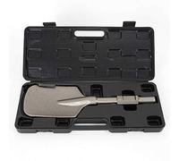 SHIOUCY Burin à bord plat en acier chromé pour marteau 65/95 30 mm x 440 mm x 135 mm