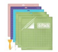 ShipeeKin 6 Pièces Tapis de Découpe pour Cricut 30,5 x 30,5 cm/12x12 Pouces