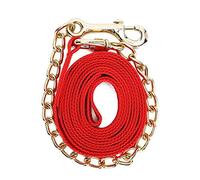 Shipenophy Corde de Traction pour Chevaux en Fer plaqué Cuivre Durable + | Sangle en PP Souple pour Diriger et Tirer Les Chevaux - 0,5 M de Longueur pour Le Bétail