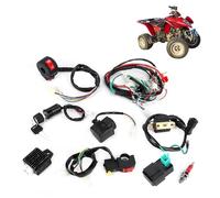 Shipenophy Faisceau de Câblage, Faisceau de câbles de Remplacement Pratique ATV fiable pour 50cc 70cc 110cc 125cc ATV Quad Bike Go Kart Pièces