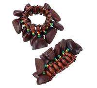 Shipenophy Hochet de Graines Africaines, Bracelet Sonore à Résonance | Unicité artisanale, confort élastique, ondes sonores thérapeutiques, matériaux naturels de coquille de fruit