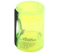 Shipenophy Marteau à Sable à Doigt avec Grosse Bille en Acier (Vert Fluo) | Matériau ABS durable, son clair et fort, améliore le jeu du ukulélé, outil d\'entraînement au rythme.