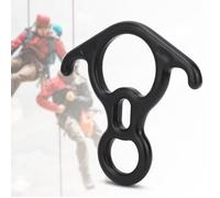 Shipenophy Mousqueton en corne de bœuf 50KN Ox Horn 8-Shaped Ring Mousqueton Descendeur Travail Aérien Escalade sport prise