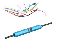 Shipenophy Outil compact de dénudage de fil à un brin, Outil d'Enroulement de Fil 3 en 1 Outil à Main, Wrap Strip Unwrap Tool, pour Enrouler, Dénuder et Dérouler des Fils(WSU-30M)