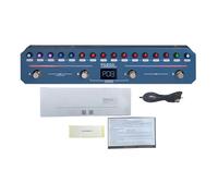 Shipenophy Processeur d'effets de Guitare électrique avec Modèles 52 AMP | 7 modules d\'effets, boîte à rythmes intégrée, batterie rechargeable, support USB OTG