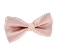 SHIPITNOW Noeud Papillon Rose poudré (Rose gold) - 30 coloris - Noeud Papillon Homme Mariage, Soirée - Tissu Satin Couleur unie - Prénoué, Adulte