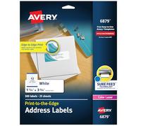 Shipping Labels for Color Laser & Copier, 1-1/4 x 3-3/4, Matte White, 300/Pack