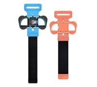 Shiptree Bracelet pour Poignet pour Manettes Switch 2 Joy-C (2026), Ajustable pour J-ust Dance pour Adultes & Enfants, Parfait pour la Sécurité et le Confort en Gaming Sportif, Bleu & Orange