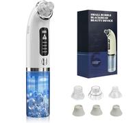 Shiptree Extracteur de points noirs pour le visage, les points noirs, l'acné, l'acné, avec 3 modes, 6 pointes d'aspiration et réservoir d'eau visible, 75 kpa super aspiration