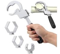 SHIQUAN Clé à Molette Universelle à Double Extrémit e Salle de Bain Multifonctionnelle,Clé Universelle Robinet (B)