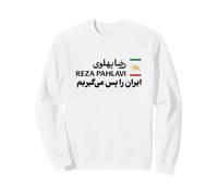 Shir o Khorshid Drapeau iranien Ra Pas Migirim Lion Persan et Soleil Sweatshirt