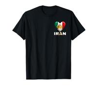 Shir o Khorshid Iran Lion & Sun Emblème du Drapeau iranien Persan T-Shirt