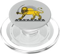 Shir o Khorshid Iran Lion & Sun Flag Emblème du Patrimoine Persan PopSockets PopGrip pour MagSafe