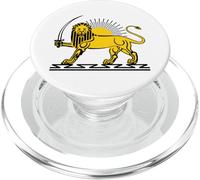 Shir o Khorshid Iran Lion & Sun Flag Emblème du Patrimoine Persan PopSockets PopGrip pour MagSafe