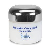 Shira Solar Energy Bio Sulphur Face Mask 2oz with Sulphur & Organic Aloevera, Treatment for Acné, Dark Spot and Oily Skin Care