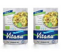 Shirataki Lot de 2 paquets de nouilles tagliatelles bio Vitanu 200 g de riz
