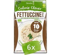 Shirataki Slendier pâtes de konjac biologique - paque de Fettuccine-Style ( 6 x 250 g)