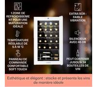 Shiraz 24 Uno Cave à vin 63 L 24 bt. Panneau de contrôle tactile 5-18° C G