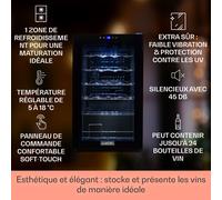 Shiraz 24 Uno Cave à vin 63 L 24 bt. Panneau de contrôle tactile 5-18° C G