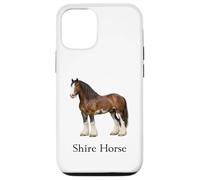 Shire Horse Design Majestic Cheval de Trait équestre Coque pour iPhone 12/12 Pro