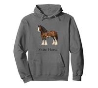 Shire Horse Design Majestic Cheval de Trait équestre Sweat à Capuche