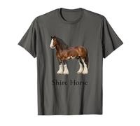 Shire Horse Design Majestic Cheval de Trait équestre T-Shirt