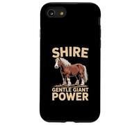 Shire Horse Shire Giant Gentle Power Design Coque pour iPhone SE (2020) / 7/8