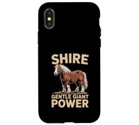 Shire Horse Shire Giant Gentle Power Design Coque pour iPhone X/XS