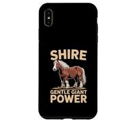 Shire Horse Shire Giant Gentle Power Design Coque pour iPhone XS Max