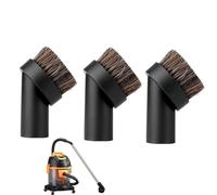 Shirene Brosse Aspirateur,3 Pièces Brosses Aspirateur Universel,Brosse Ronde 2 en 1 et Buses Multifonctionnelles,Diamètre Interne 32 mm pour Meubles,Coins et Nettoyage en Profondeur