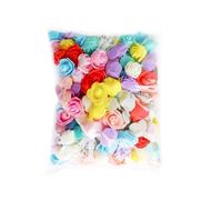 Shirene Mini Roses Artificielles,200 Pcs Fleurs Artificielles Petite Roses en Mousse Artisanat Rose pour Bricolage Artisanat Bouquets de Mariage Arrangements de Fête Décorations pour la Maison