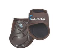 Shires Arma Carbon Guêtres protège-boulets Marron cob