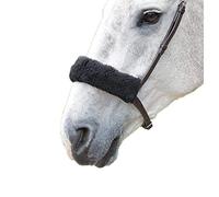 Shires - Fourreau de muserolle pour chevaux (Taille unique) (Noir)