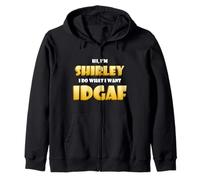 Shirley Joke IDGAF Meme Cute Halloween Costume for Shirleys Sweat à Capuche