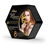 SHIRLEY Parley 24K Gold Gleam Beauty Cream, Crème Éclaircissante Anti-Taches, Soin Visage Illuminateur et Hydratant, Pour Tous Types de Peaux