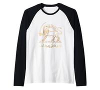 Shiro Khorshid Lion et soleil Persian Heritage Emblème de l'espoir Manche Raglan