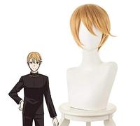 Shirogane Miyuki cosplay perruque Anime Kaguya sama Love is War Cosplay perruques hommes halloween 30cm mixte jaune synthétique cheveux + perruque perruque Miyuki Shirogane perruque PL-686