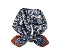 SHIROUYU Foulard carré 100% soie de mûrier 53,3 x 53,3 cm pour homme et femme - Écharpe carrée Hip Hop avec emballage cadeau, Couleur gaz
