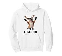 Shirt Équipe Après-Ski Cerf - Ski Groupe Hiver Sweat à Capuche
