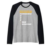 Shirt Jugendweihe 2027 - Oui, Mon Plan a fonctionné Manche Raglan