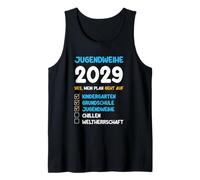 Shirt Jugendweihe 2029 - Oui, Mon Plan a fonctionné Débardeur