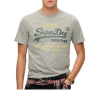 Superdry Classic Relaxed Fit Short Sleeve T-shirt Gris 2XL Homme