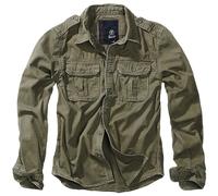 Brandit Vintage Long Sleeve Shirt Vert XL Homme